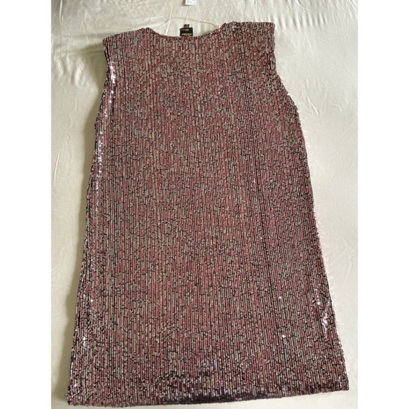 Reitman's Rock & Shine Pink Sequin Shift Dress – Medium (NWT) - Picture 2 of 12